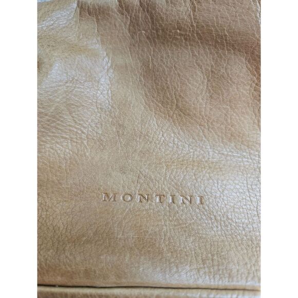 Montini Brown italian Leather bag - Picture 9 of 14